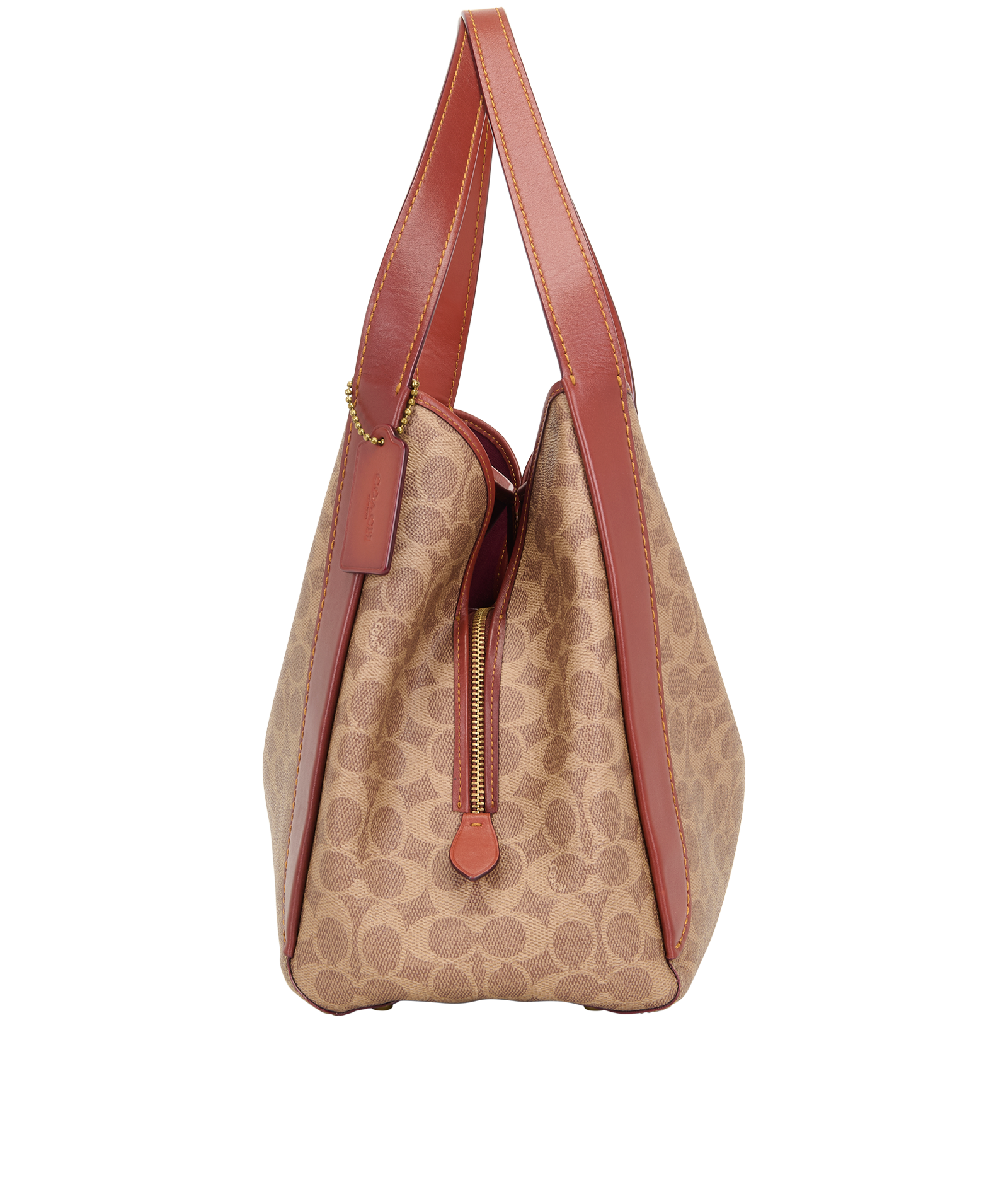 Hadley Hobo, &pound;180, Handbags, Beige, Canvas, Bottom view